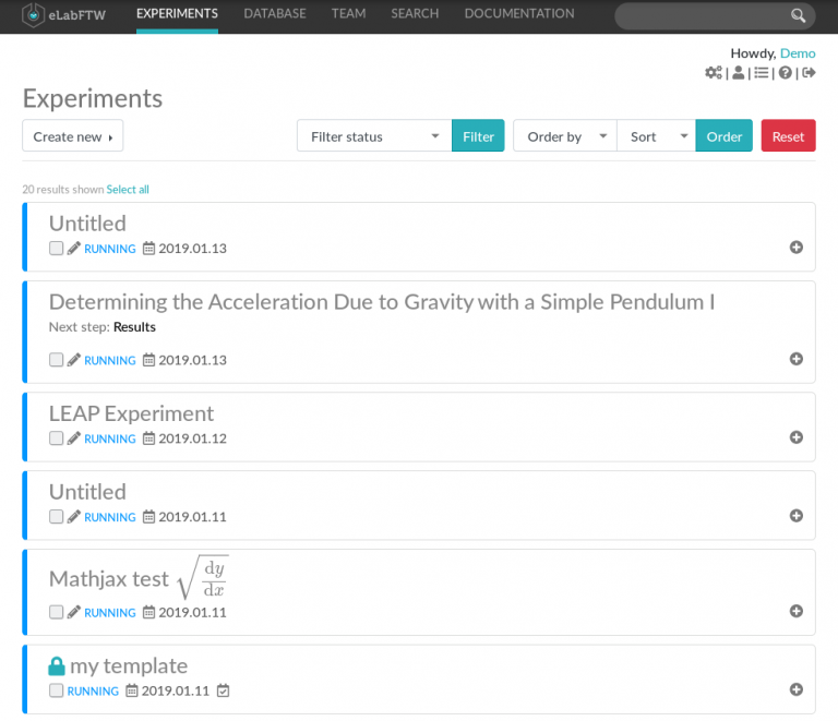 Electronic laboratory notebook software shootout Academic Labbook Plugin